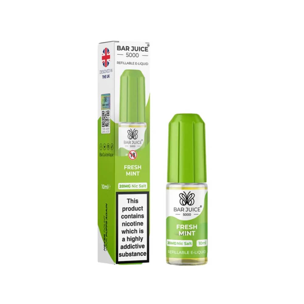 Bar Juice 5000 Nic Salt e-liquids Fresh Mint 20mg