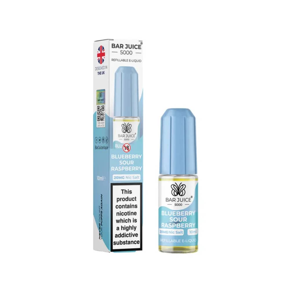 Bar Juice 5000 Nic Salt e-liquids Blue Sour Raspberry 20mg