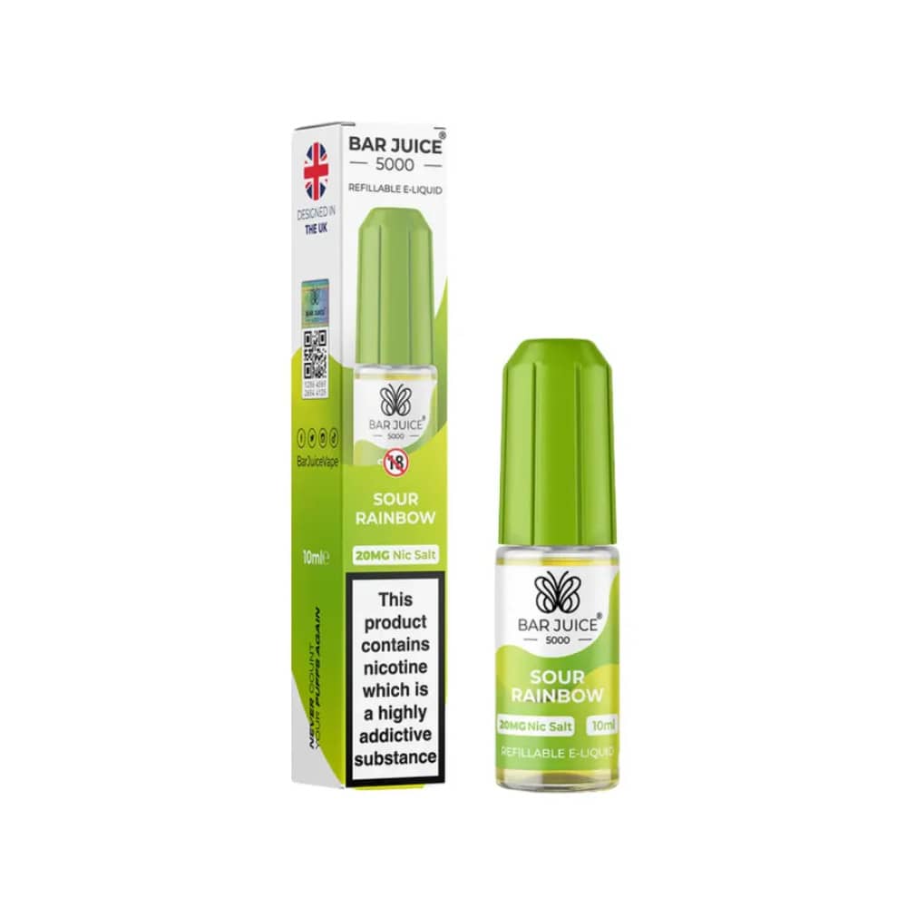 Bar Juice 5000 Nic Salt e-liquids Sour Rainbow 20mg