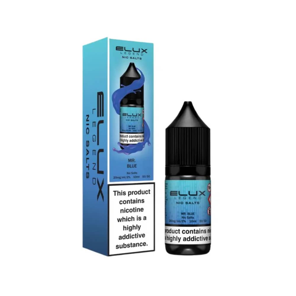 Elux Legend Nic Salt E-Liquids Mr Blue 10mg