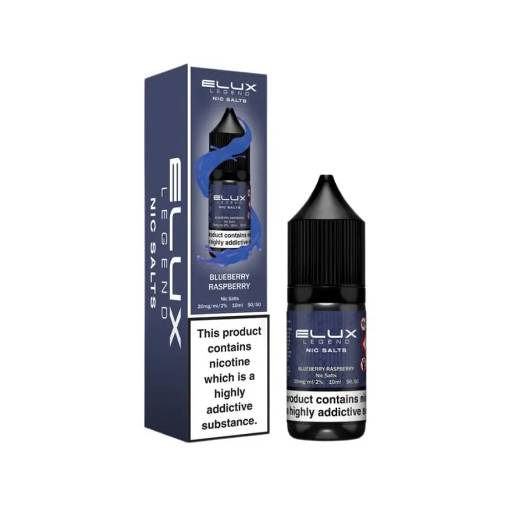 Elux Legend Nic Salt E-Liquids Blue Raspberry 10mg