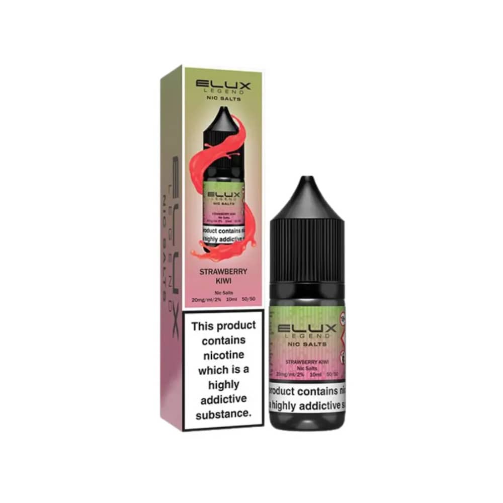 Elux Legend Nic Salt E-Liquids Strawberry Kiwi 10mg