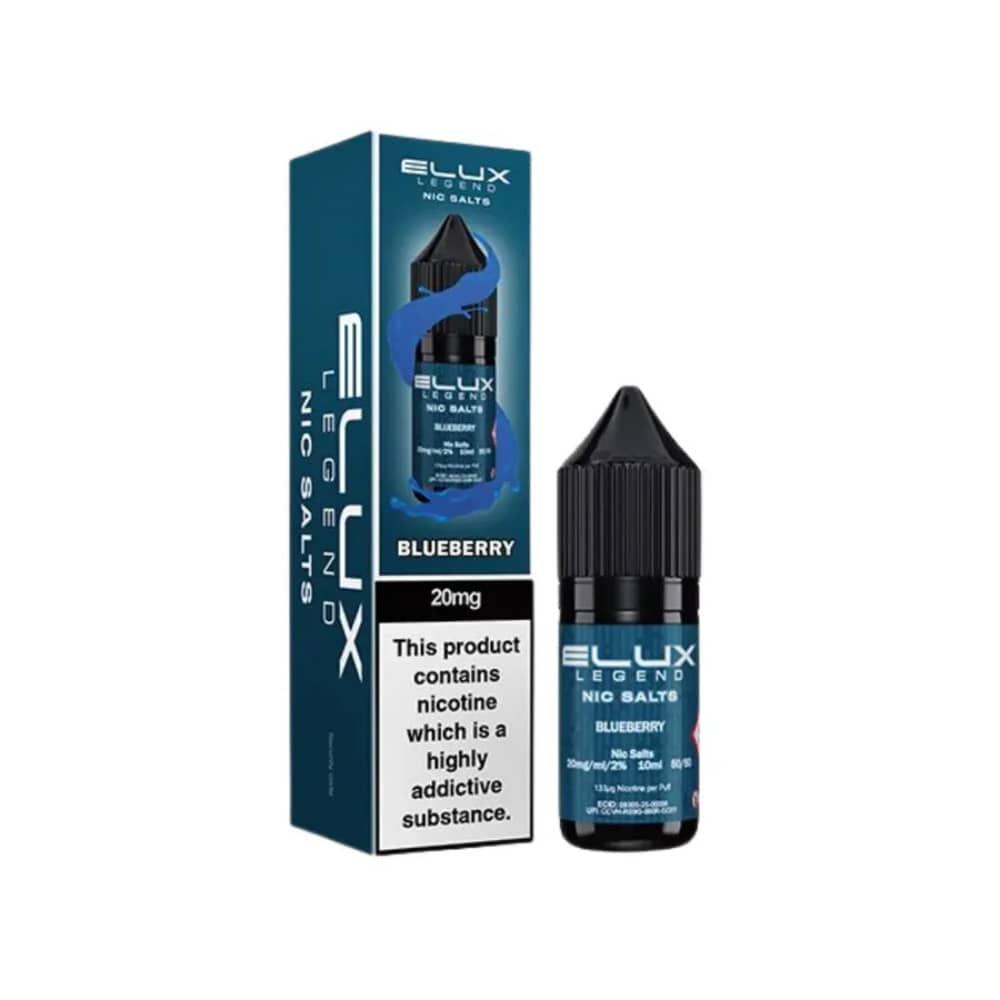 Elux Legend Nic Salt E-Liquids Blueberry 10mg