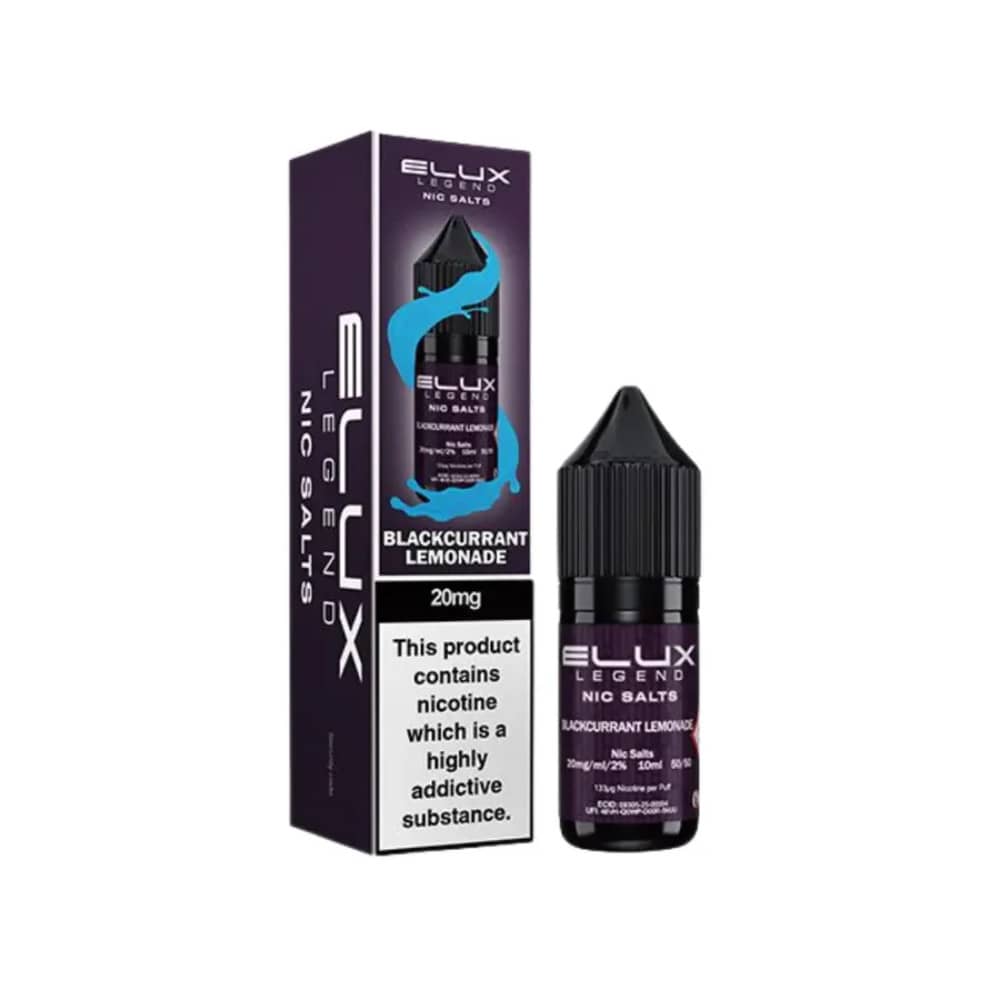 Elux Legend Nic Salt E-Liquids Blackcurrant Lemonade 10mg