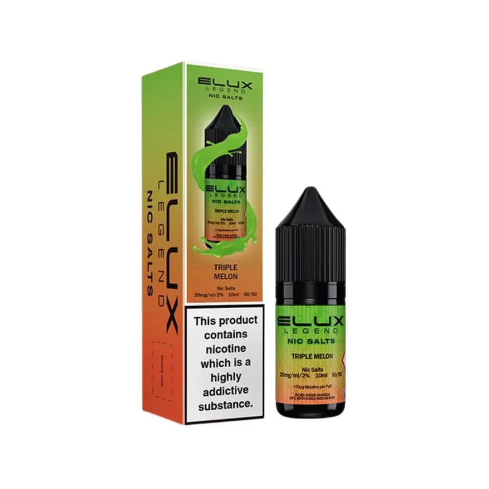 Elux Legend Nic Salt E-Liquids Triple Melon 10mg