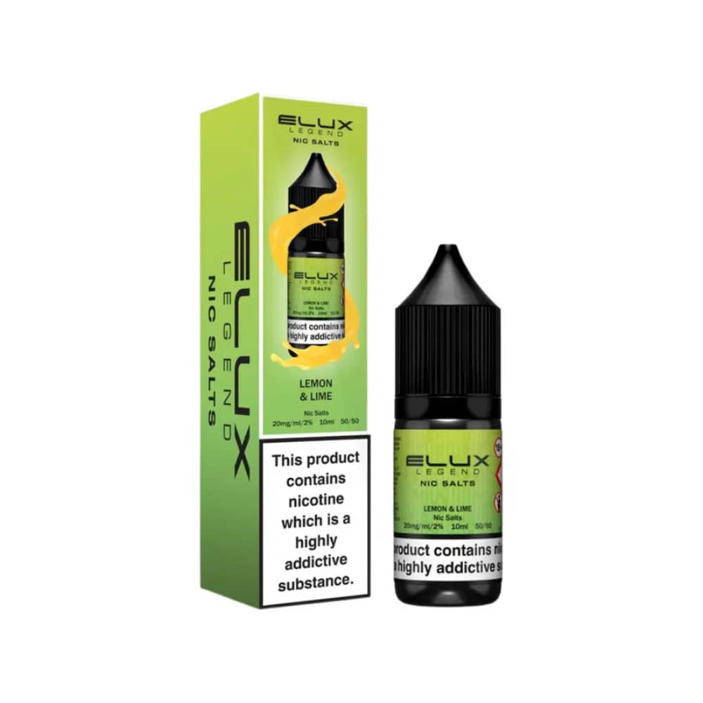 Elux Legend Nic Salt E-Liquids Lemon Lime 20mg