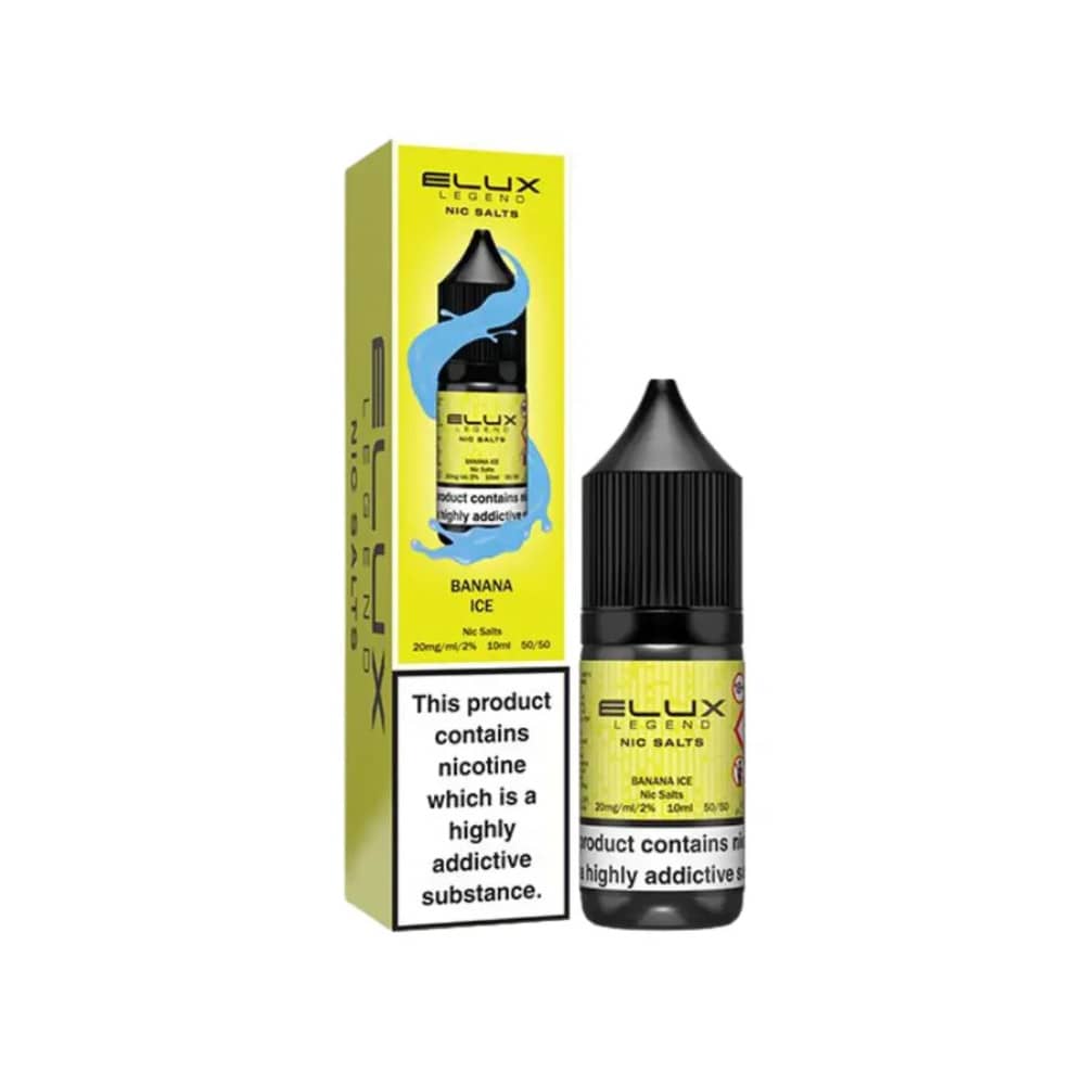 Elux Legend Nic Salt E-Liquids Banana Ice 20mg
