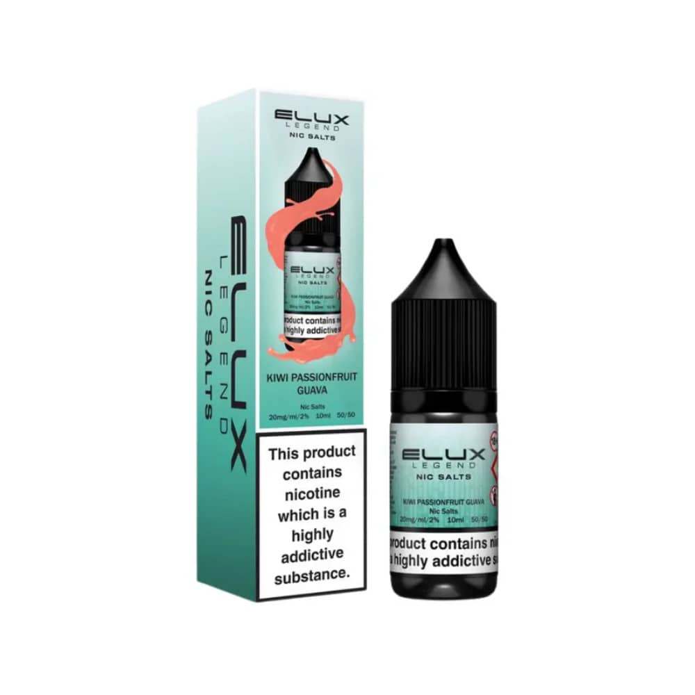 Elux Legend Nic Salt E-Liquids Kiwi Passionfruit Guava 20mg