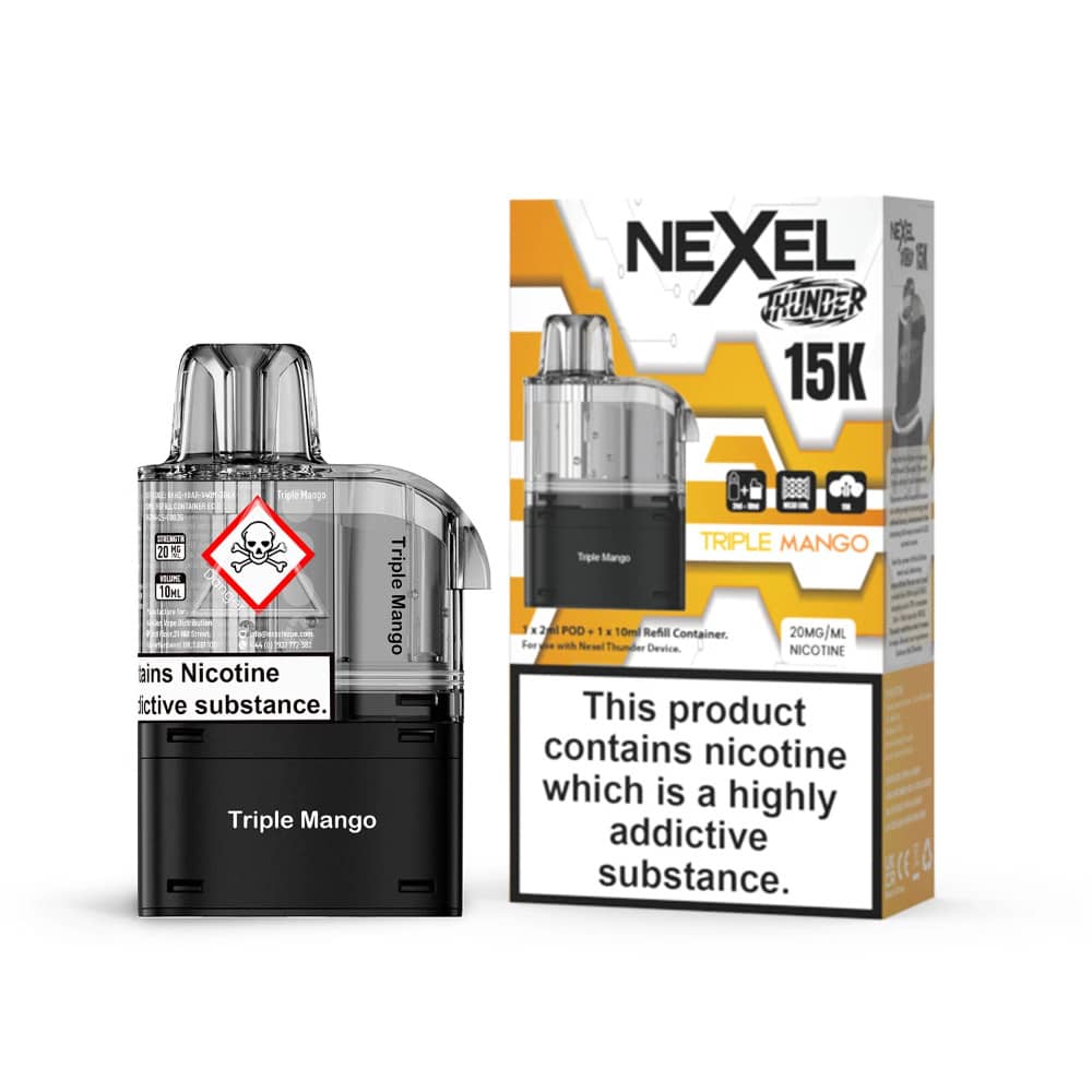 Nexel Thunder 15k Refill Pods Triple Mango