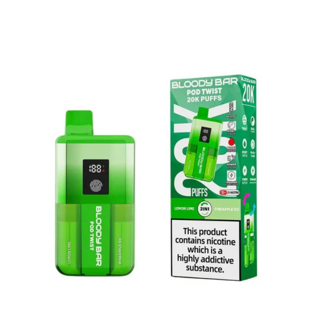 Bloody Bar Twist 20k Lemon Lime/Pineapple Ice