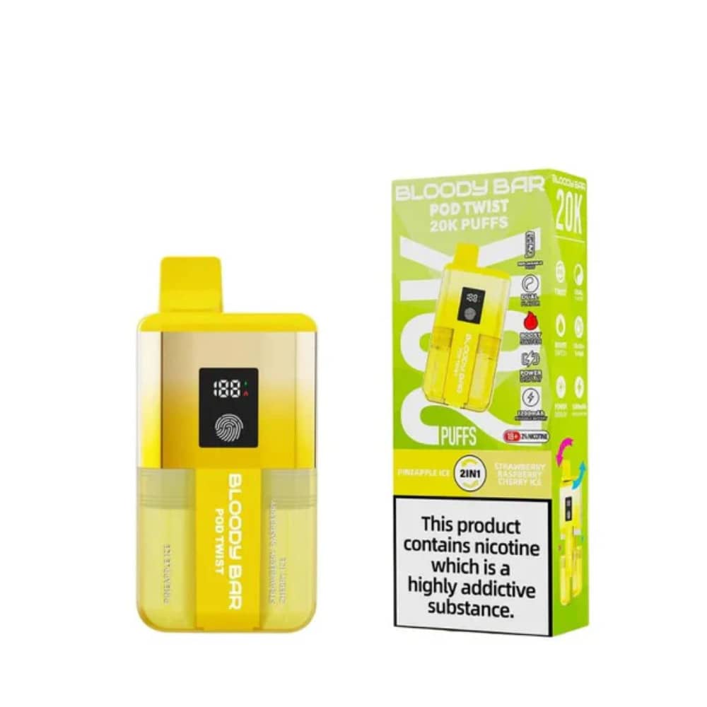 Bloody Bar Twist 20k Pineapple Ice / Strawberry Raspberry Cherry Ice