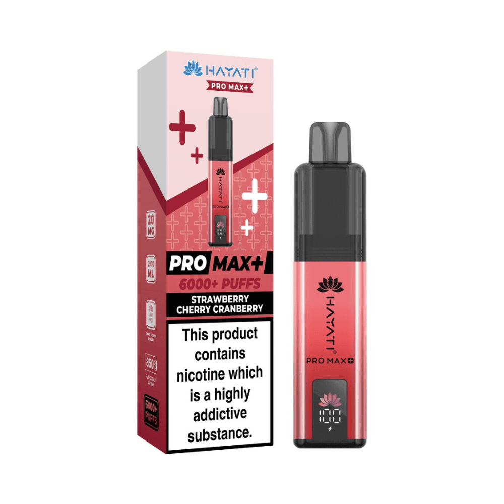 Hayati Pro Max Plus Strawberry Cherry Cranberry