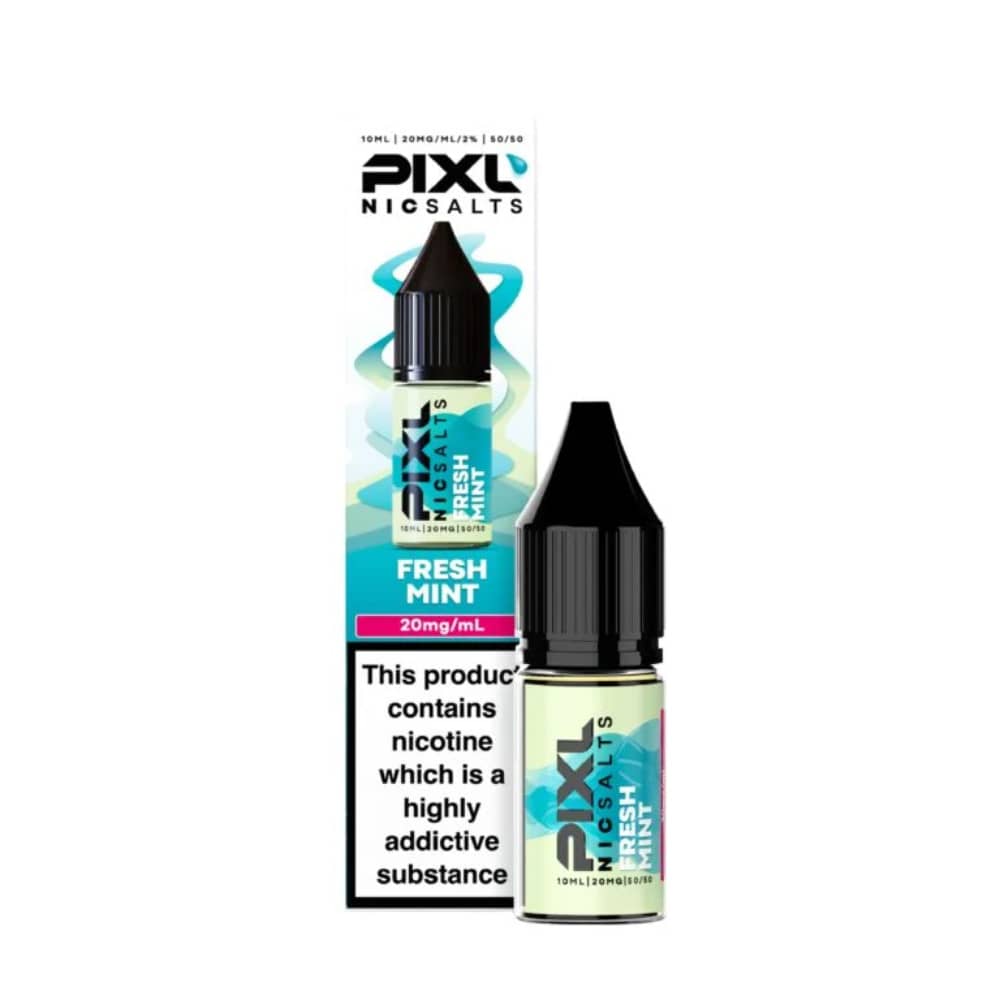 Pixl Nic Salts 10ml E liquids Fresh Mint 20mg