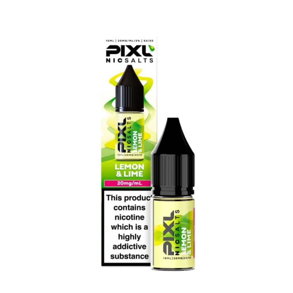 Pixl Nic Salts 10ml E liquids Lemon Lime 10mg