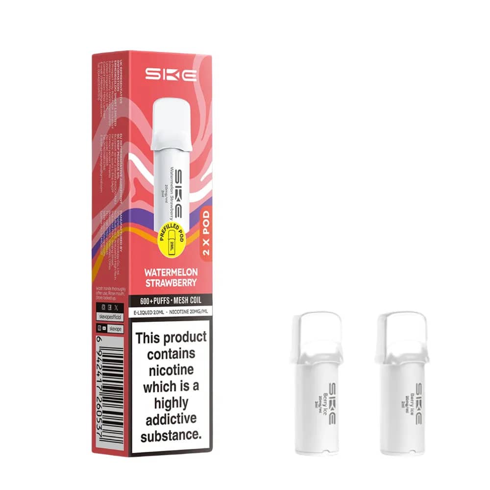 SKE Crystal Pro 600 Pods Watermelon Strawberry