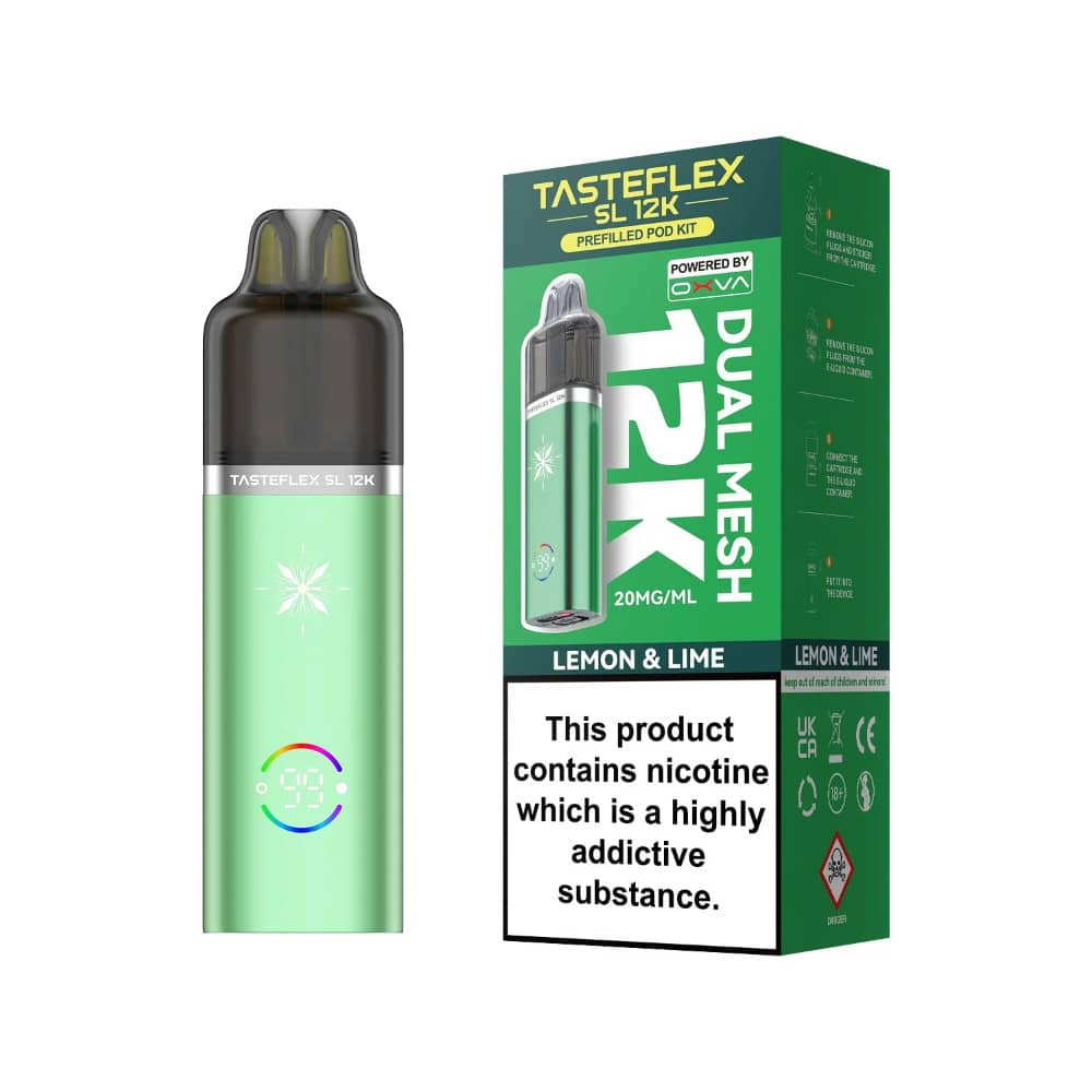 Oxva Tasteflex SL 12k Vape Kit Lemon Lime