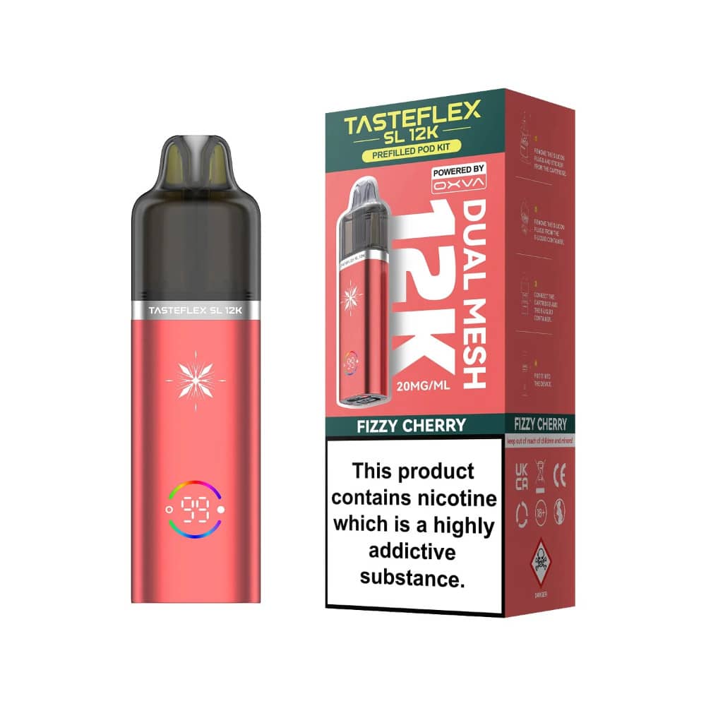 Oxva Tasteflex SL 12k Vape Kit Fizzy Cherry