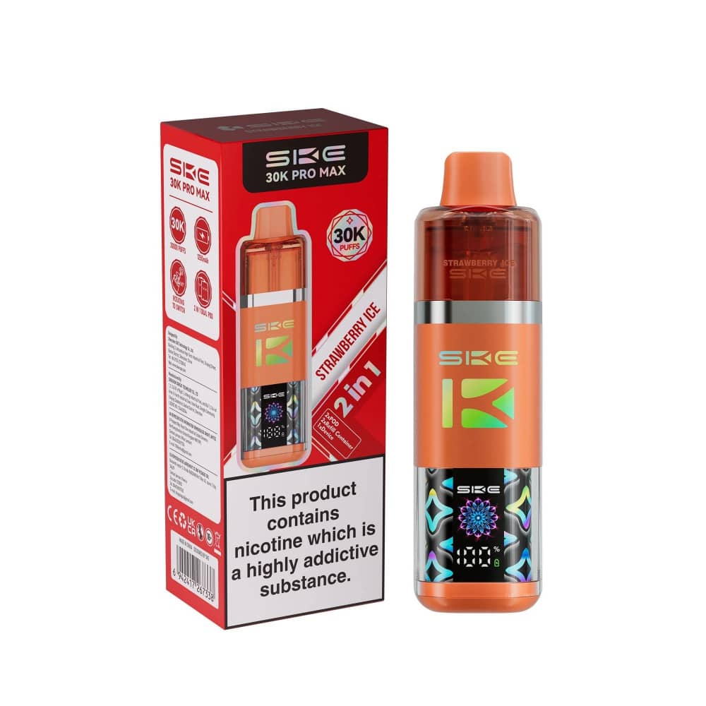 SKE 30k Pro Max Vape Kit Strawberry Ice