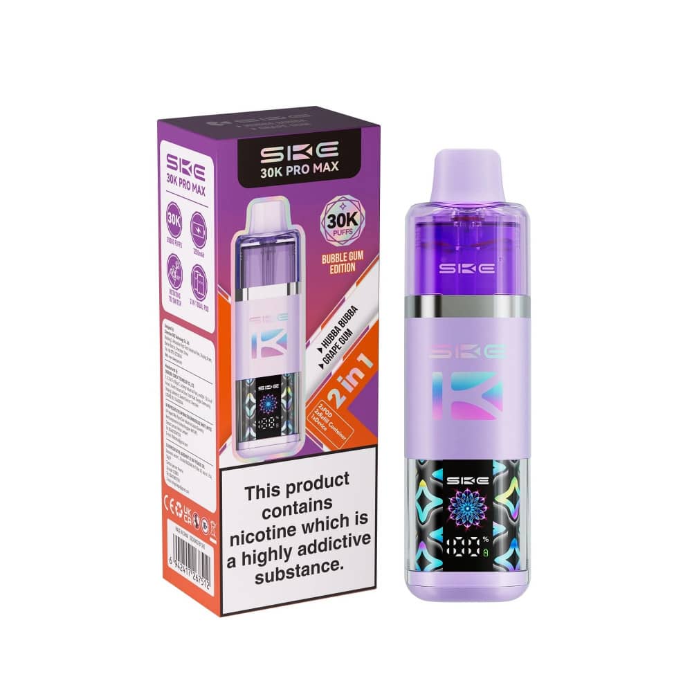 SKE 30k Pro Max Vape Kit Bubble Gum Edition