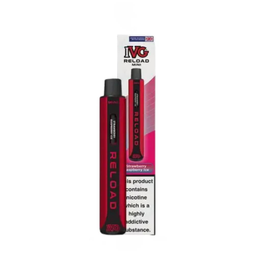 IVG Reload Mini Vape Kit Strawberry Raspberry