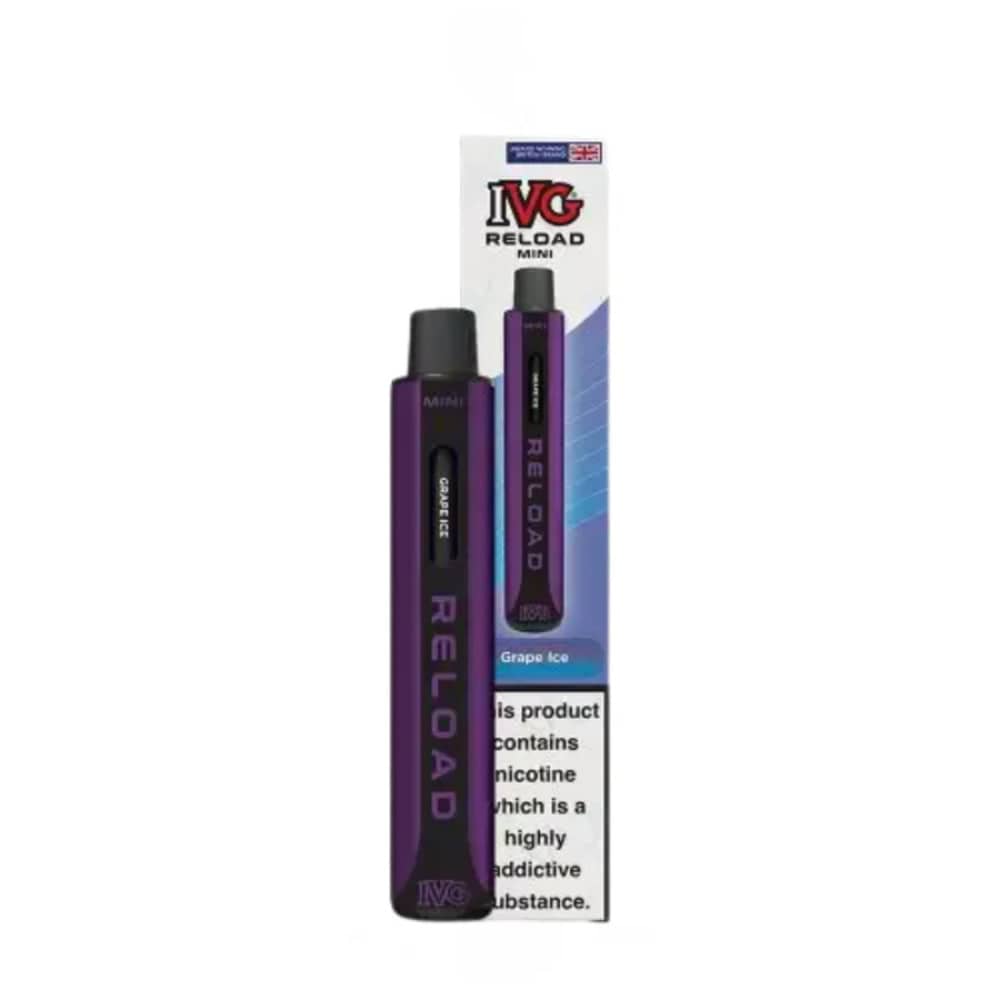 IVG Reload Mini Vape Kit Grape Ice