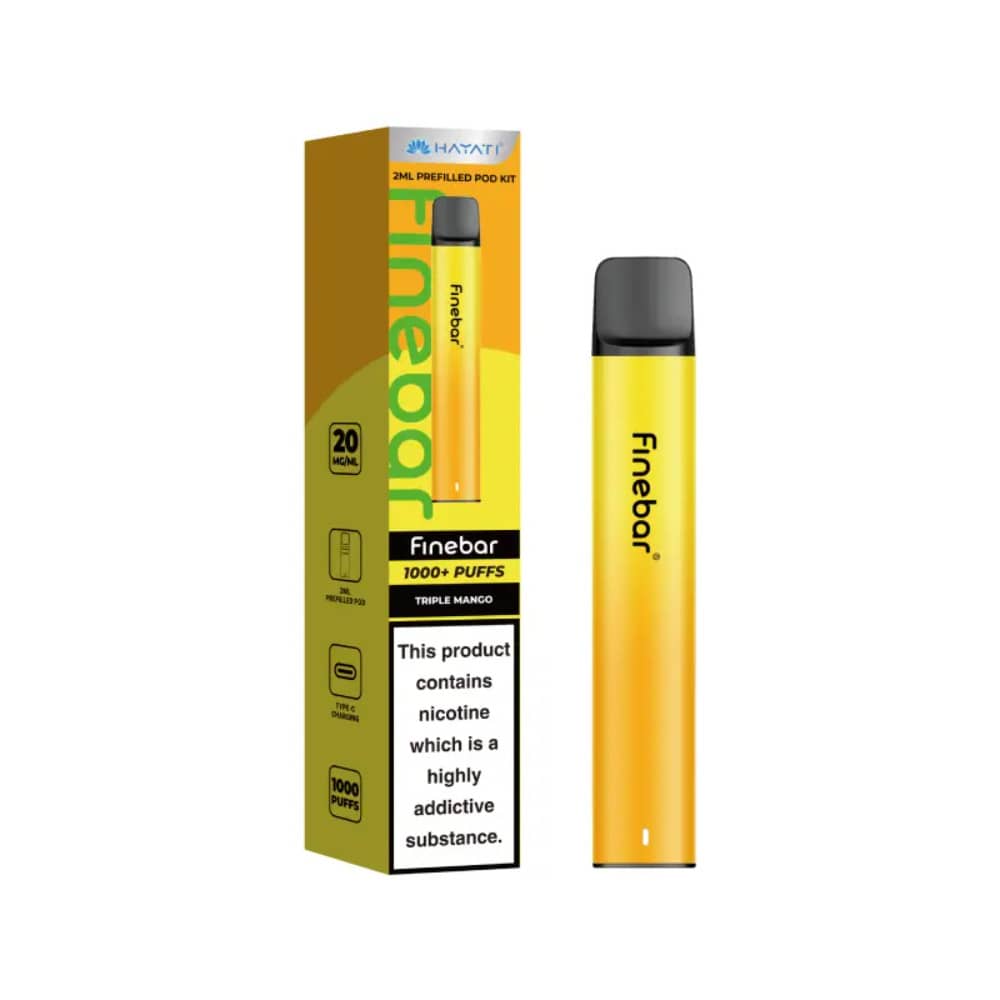 Hayati Finebar 1000 Vape Kit Triple Mango