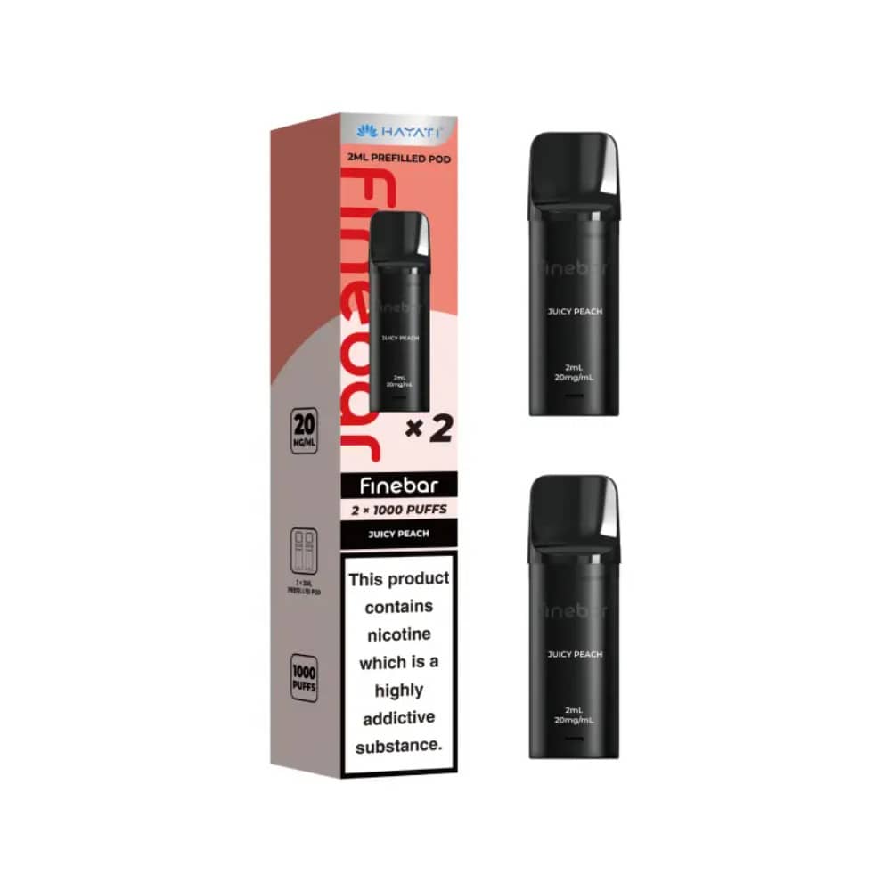 Hayati Finebar Refill Pods Juicy Peach