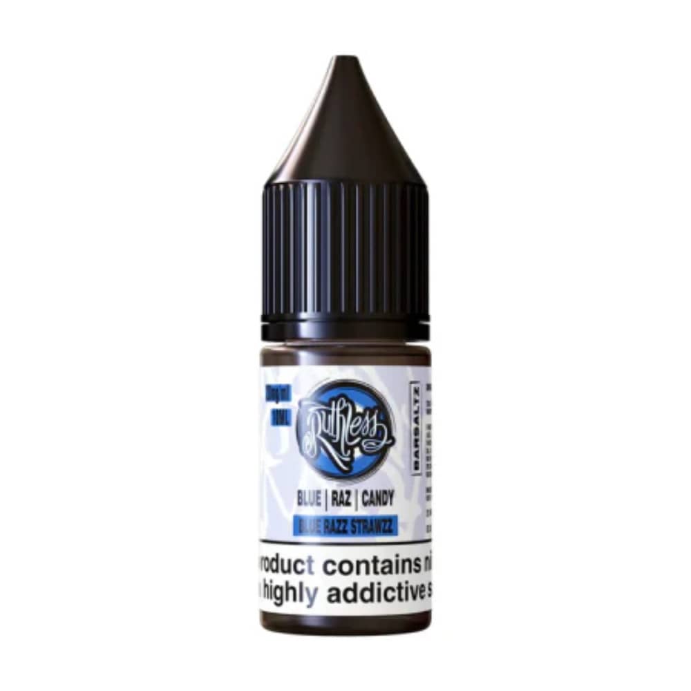 Ruthless Bar Saltz Nic Salt 10ml E-Liquid Box of 10 Blue Razz Strawz