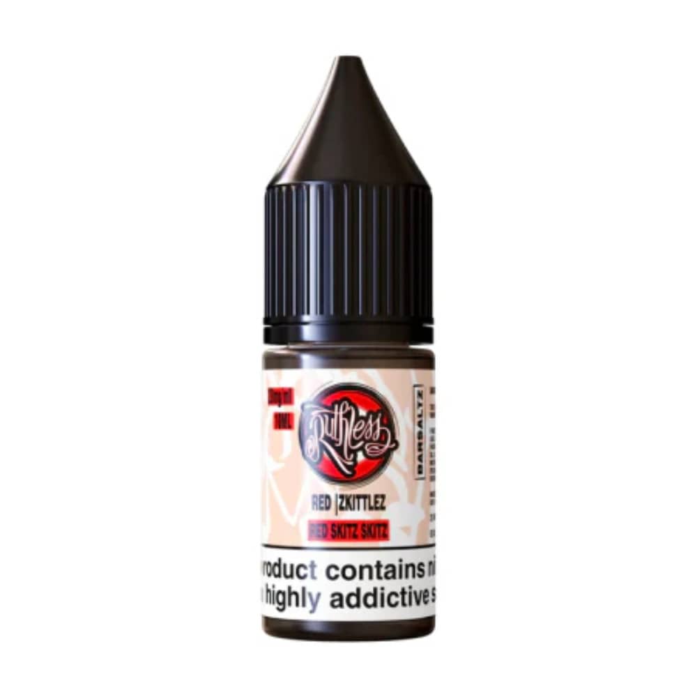 Ruthless Bar Saltz Nic Salt 10ml E-Liquid Box of 10 Red Skitz Skitz