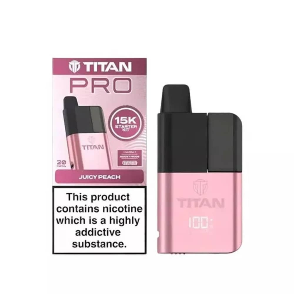 Titan Pro 15k Prefilled Pod Kit Juicy Peach