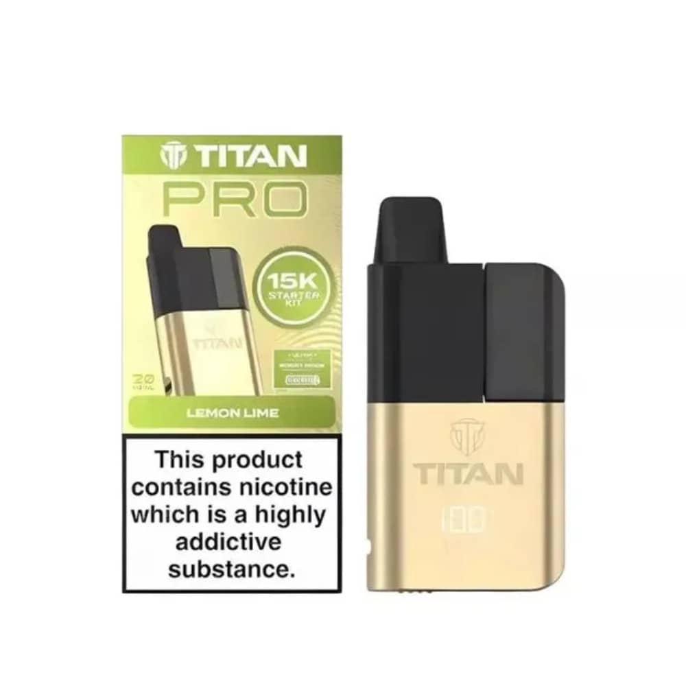 Titan Pro 15k Prefilled Pod Kit Lemon Lime