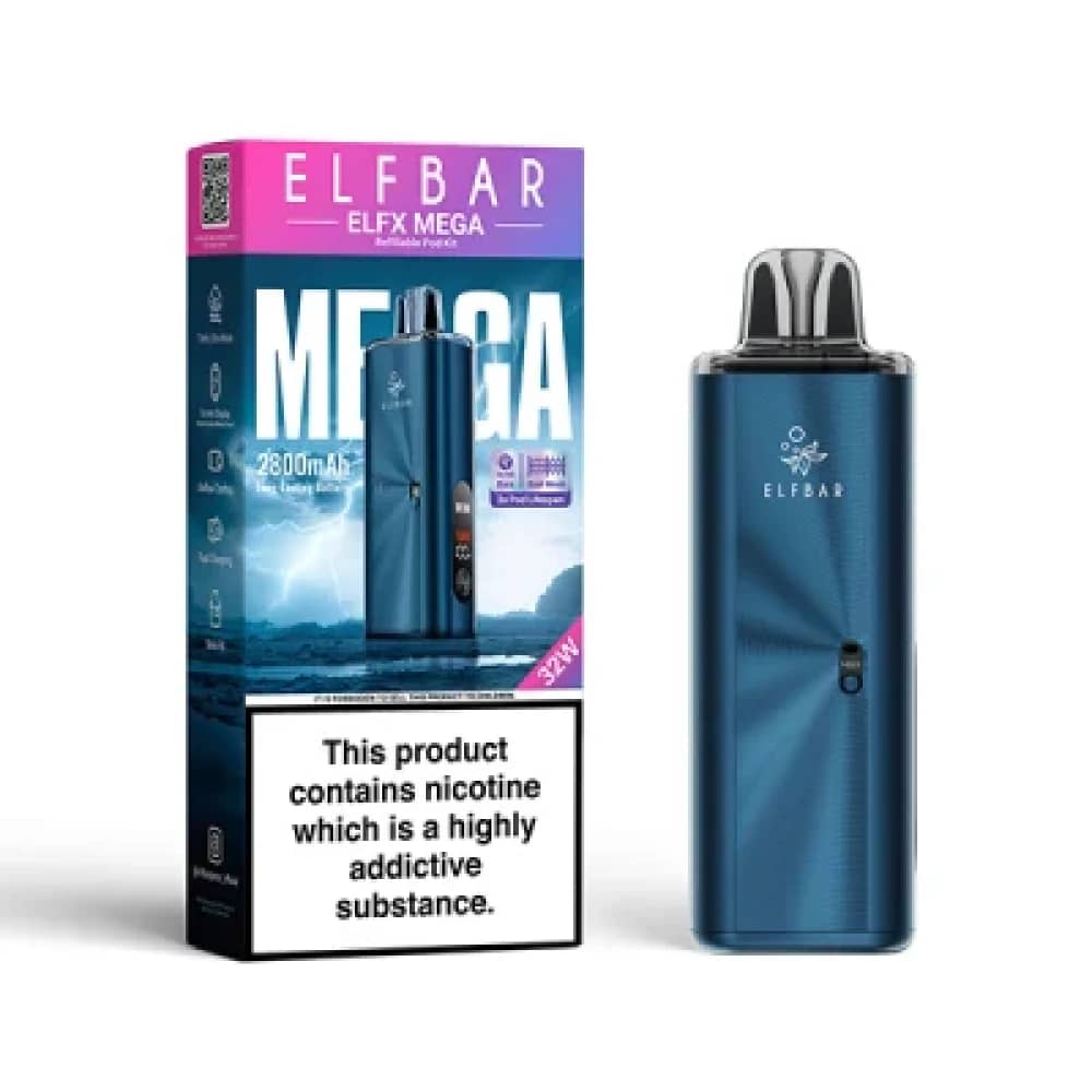 Elf Bar Elfx Mega Vape Kit Navy
