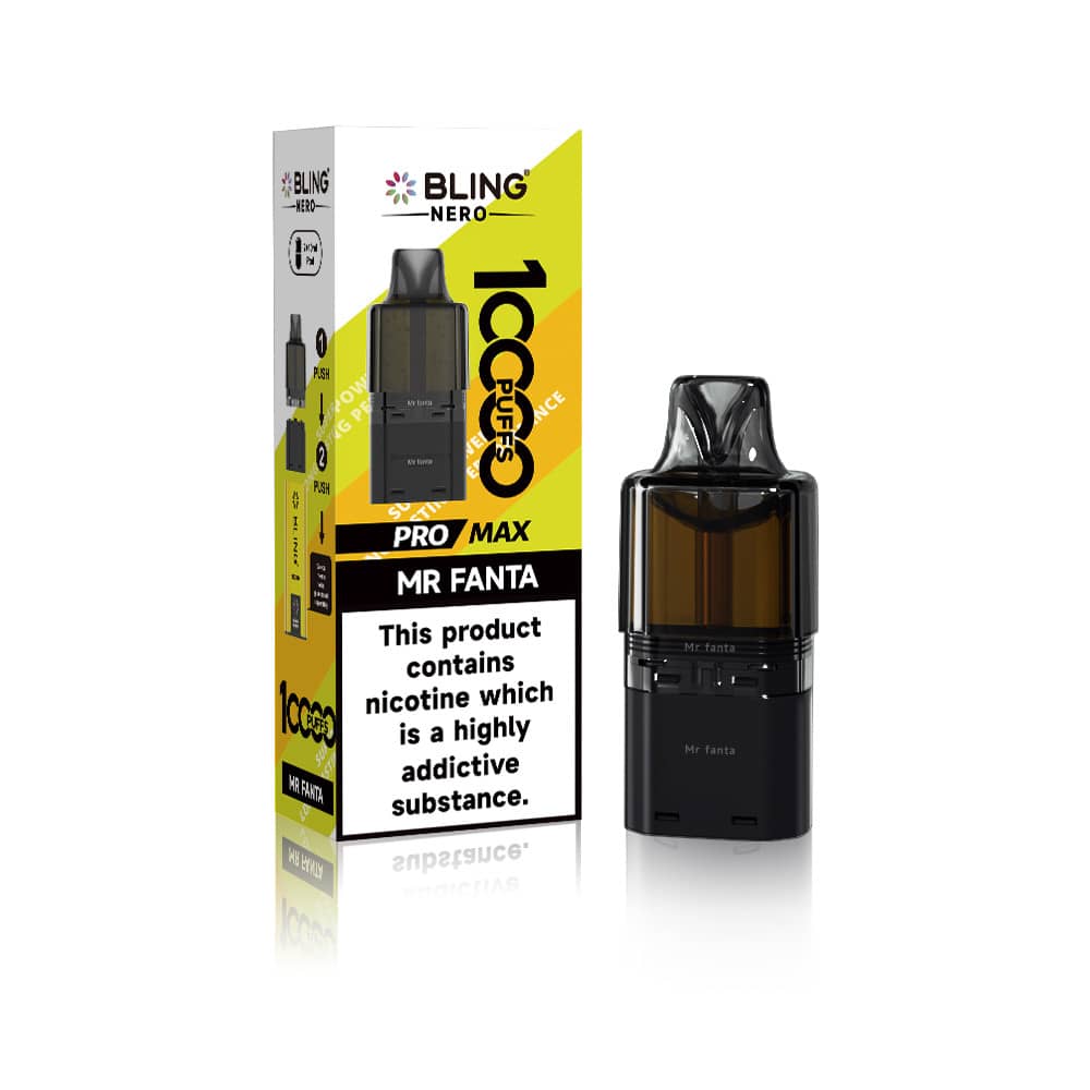 Crystal Bling Nero 10k Refill Pods Mr Fanta