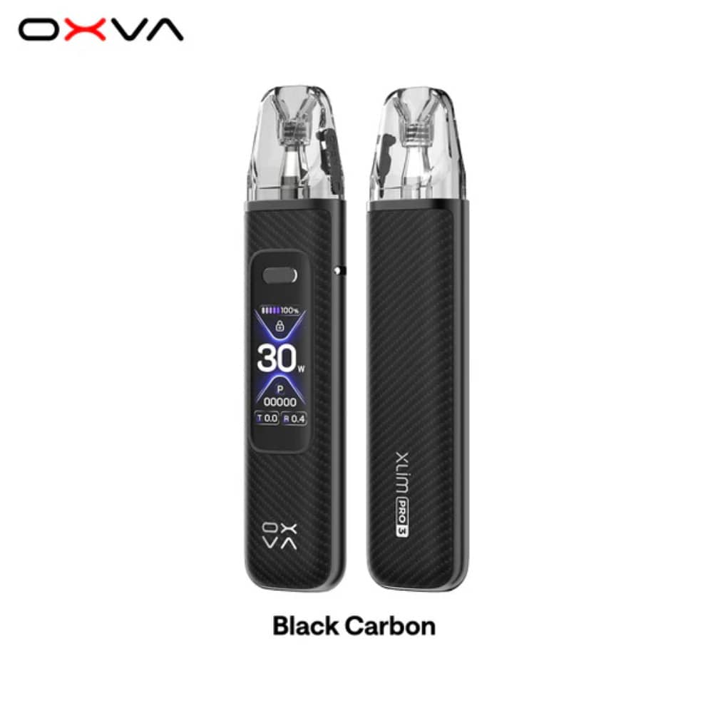 Oxva Xlim PRO 3 Vape Kit Black Leather