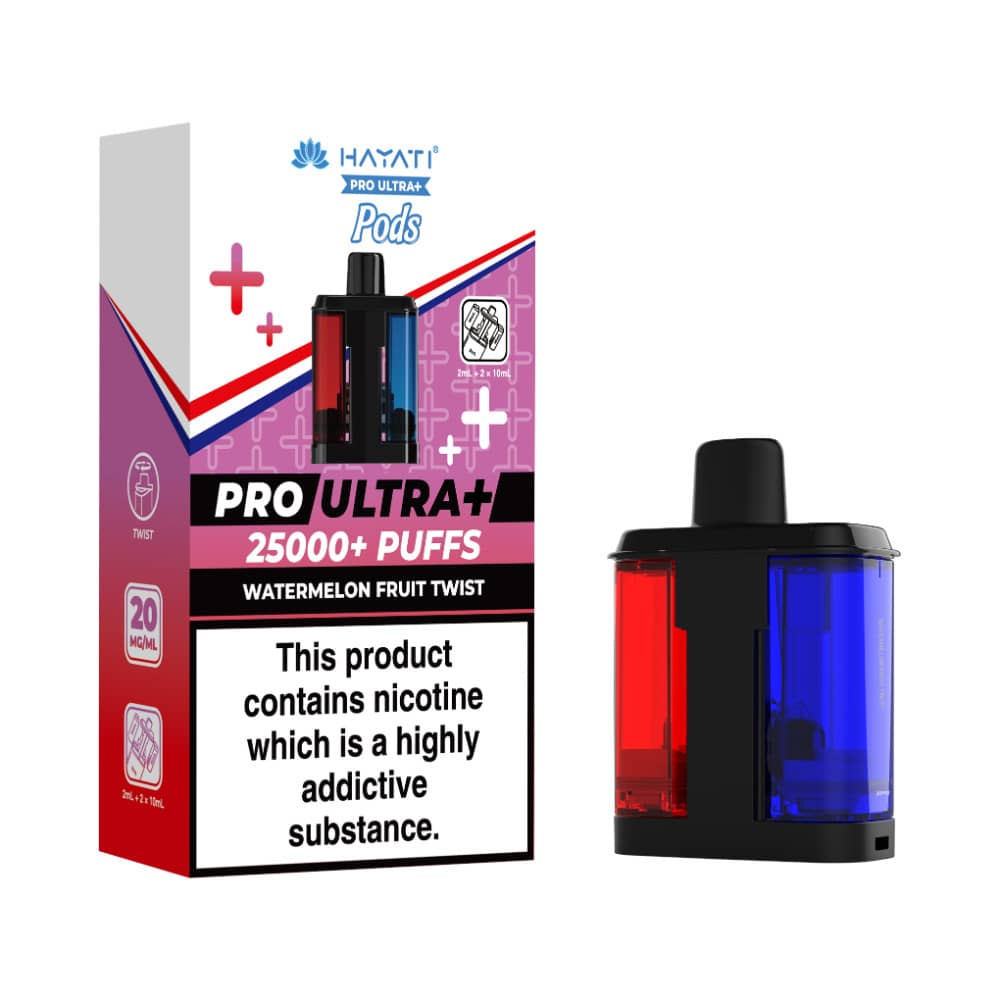 Hayati Pro Ultra Plus 25K Refill Pods Watermelon Fruit Twist