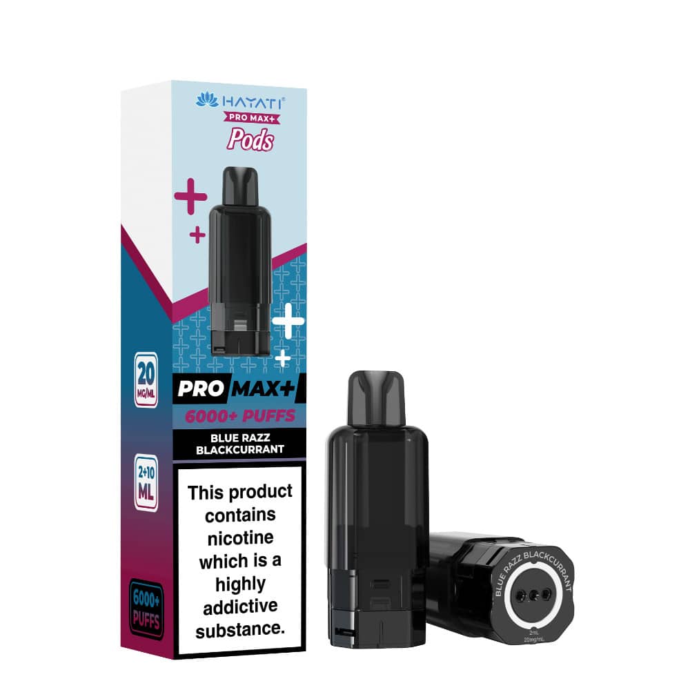 Hayati Pro Max Plus Refill Pods Blue Razz Blackcurrant