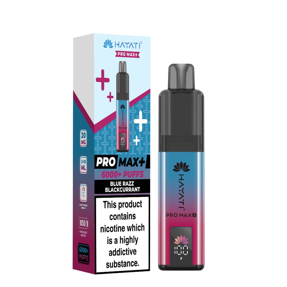 Hayati Pro Max Plus Blue Razz Blackcurrant