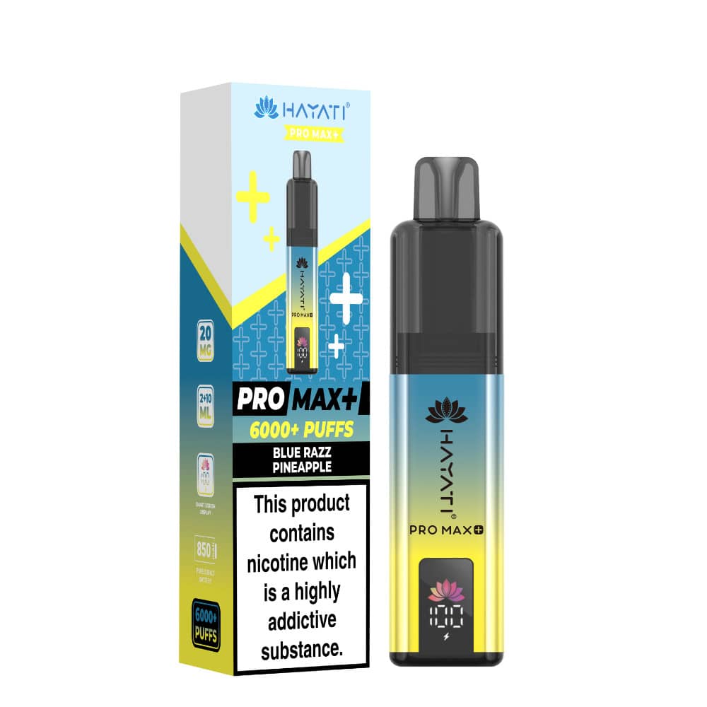 Hayati Pro Max Plus Blue Razz Pineapple