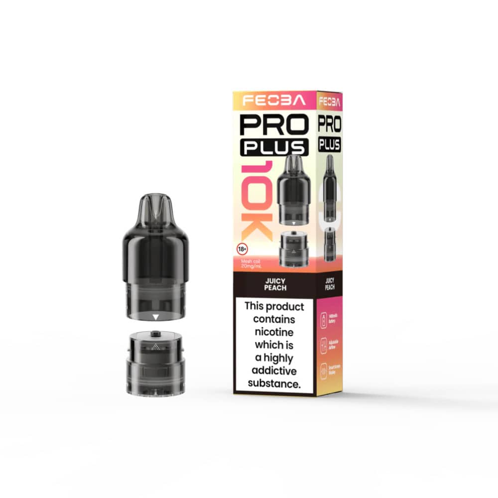 Feoba Pro Plus 10k Refill Pods Juicy Peach