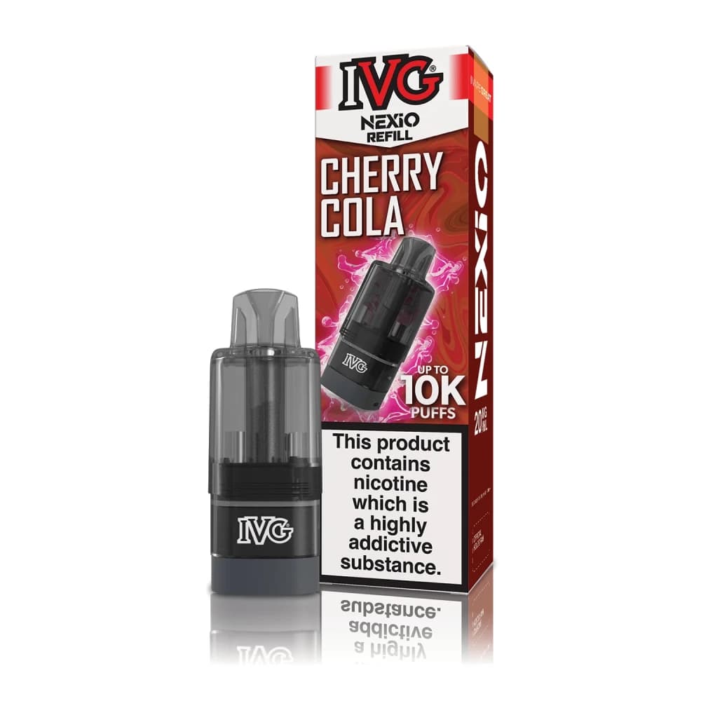 IVG Nexio Refill Pods | 10,000 Puffs | Prefilled Container