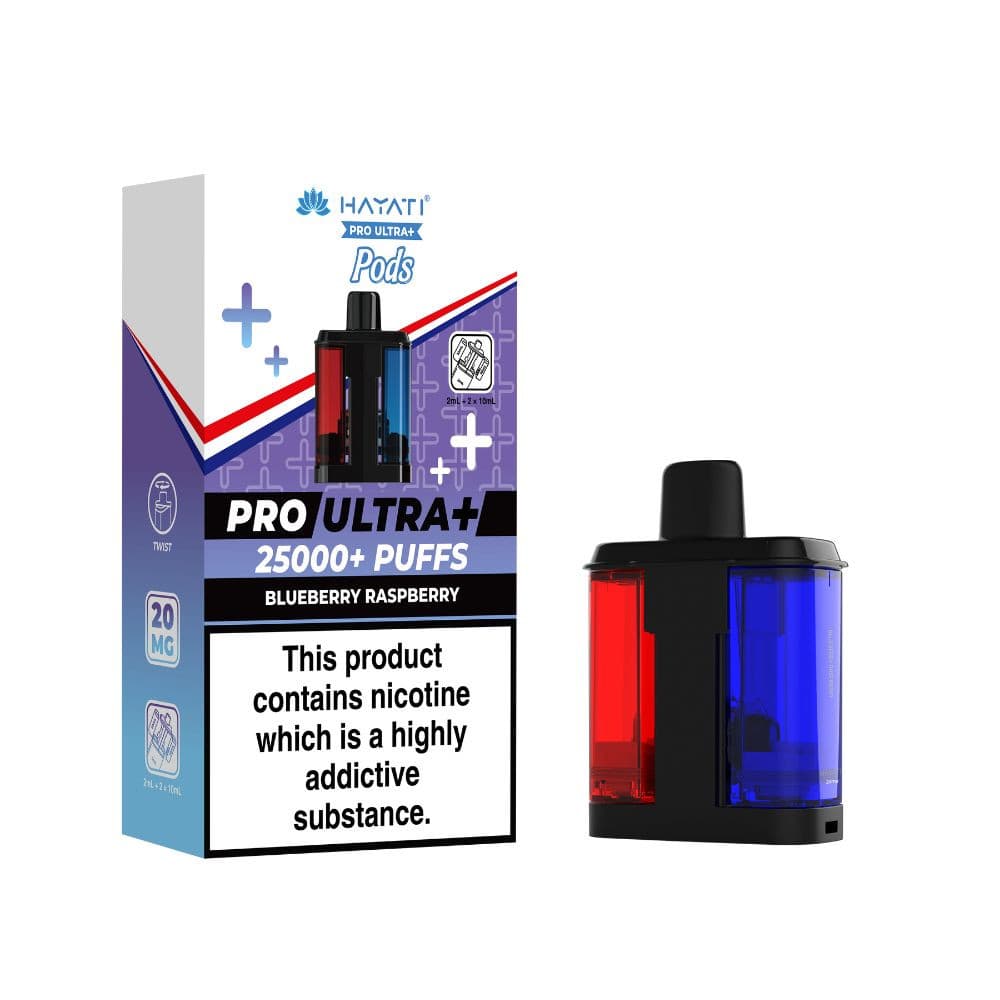  Blueberry Raspberry Hayati Pro Ultra Plus 25K Refill Pods