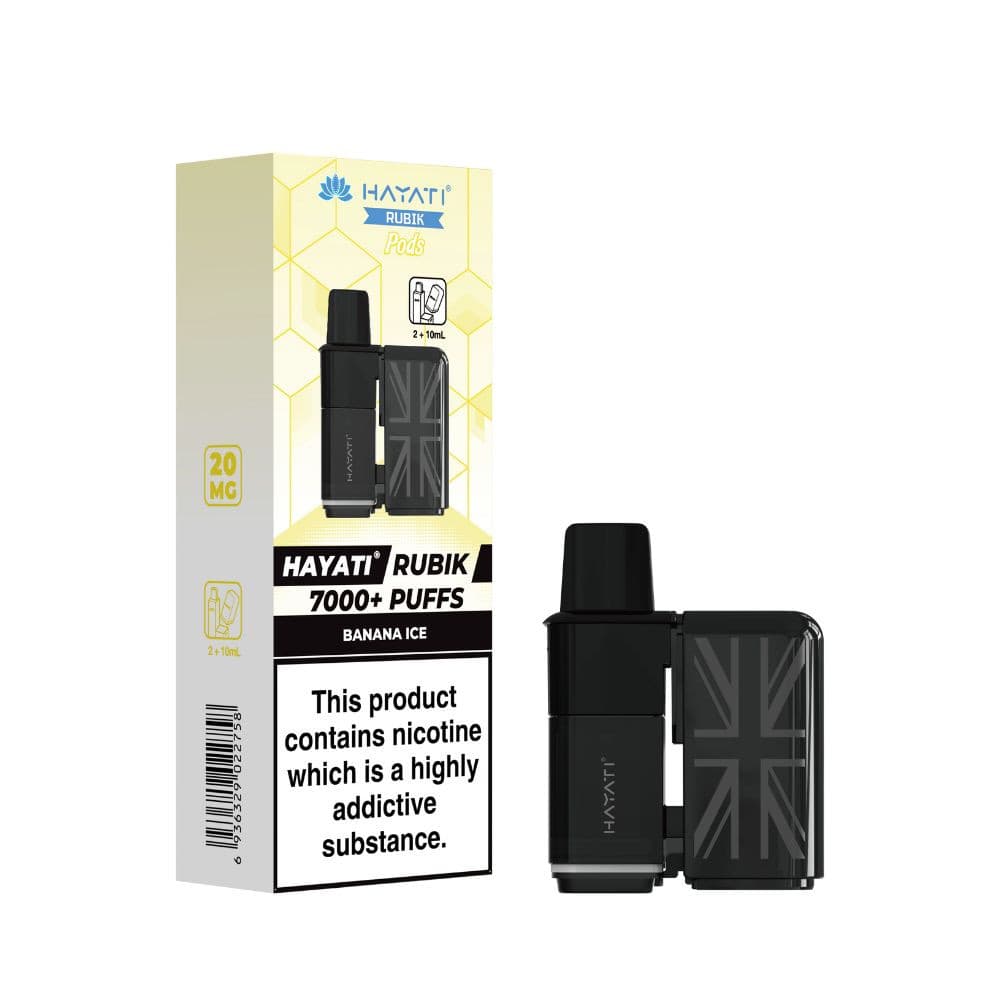  Banana Ice Hayati Rubik 7000 Refill Pods