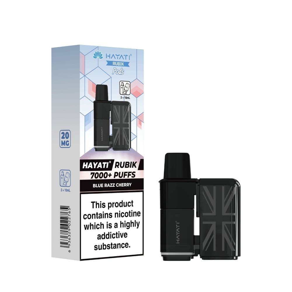  Blue Razz Cherry Hayati Rubik 7000 Refill Pods