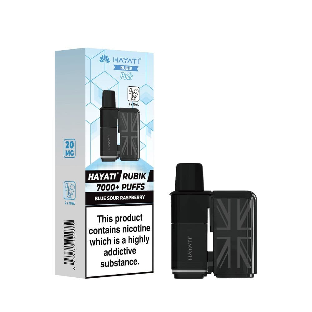  Blue Sour Raspberry Hayati Rubik 7000 Refill Pods