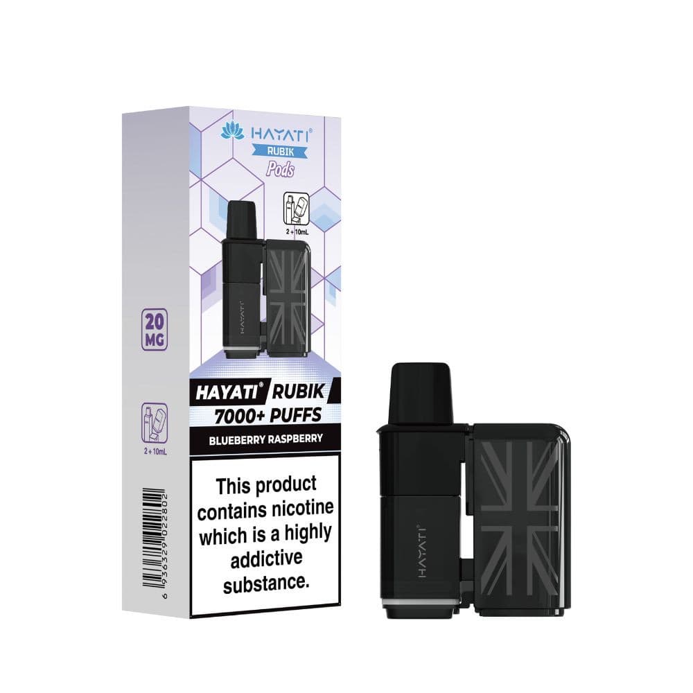  Blueberry Raspberry Hayati Rubik 7000 Refill Pods