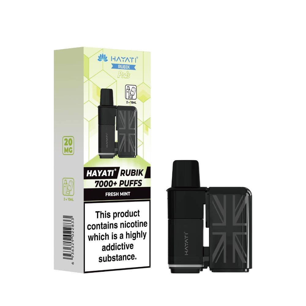  Fresh Mint Hayati Rubik 7000 Refill Pods
