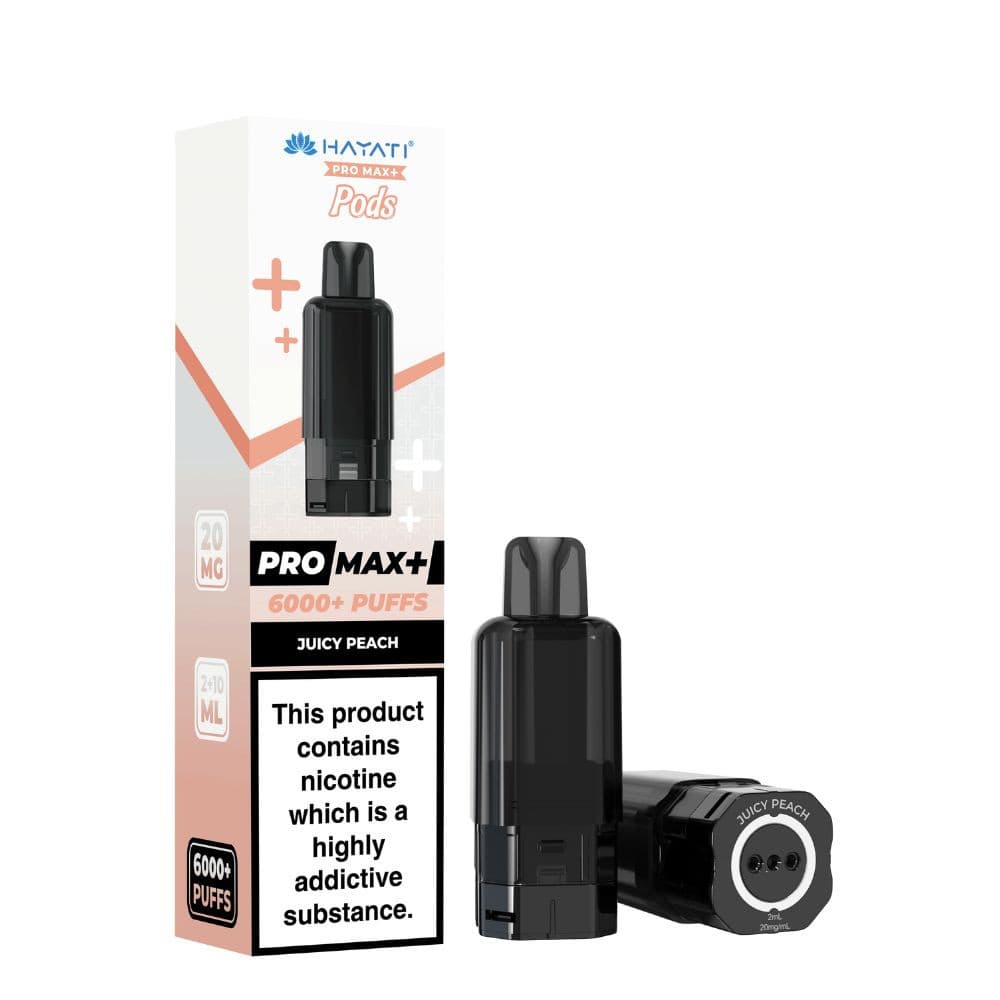  Juicy Peach Hayati Pro Max Plus Refill Pods