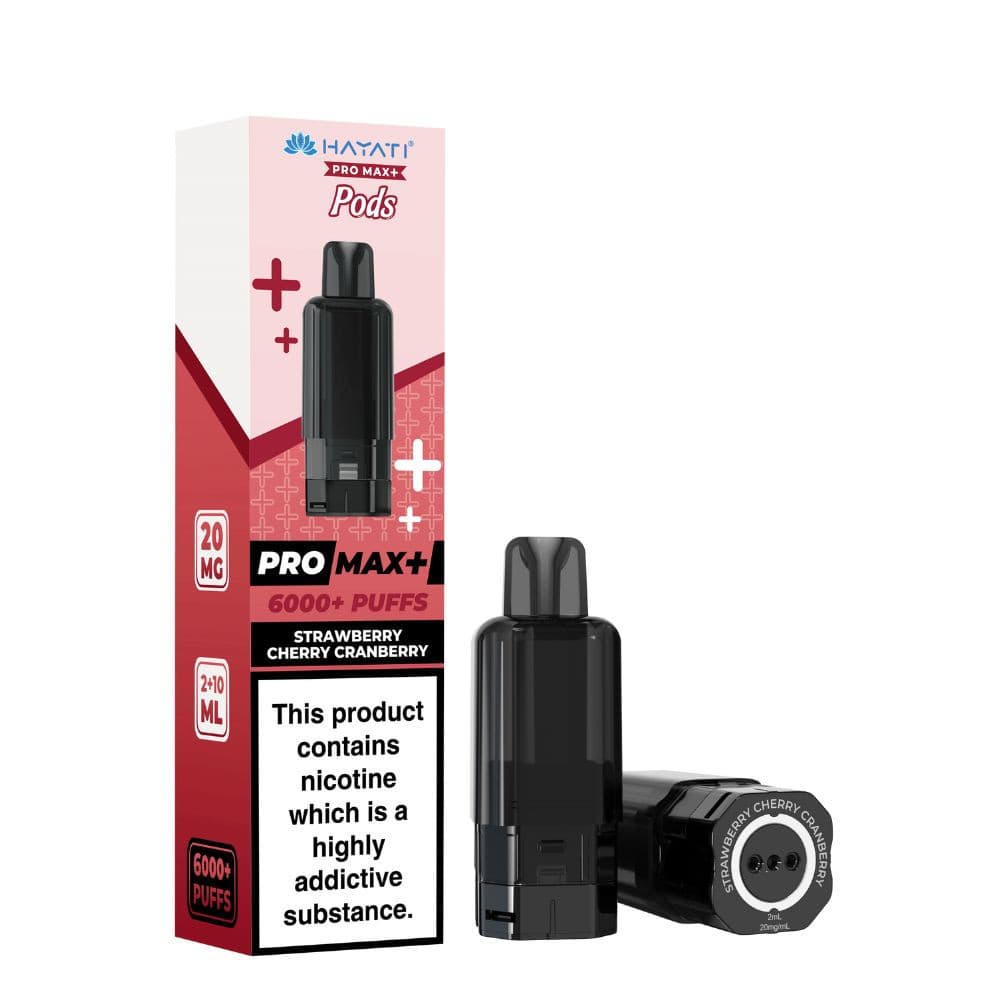  Strawberry Cherry Cranberry Hayati Pro Max Plus Refill Pods