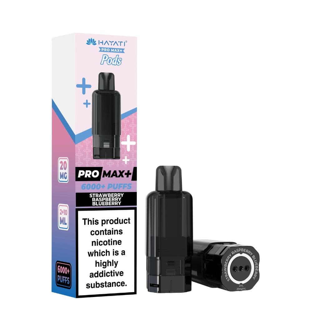  Strawberry Raspberry Blueberry Hayati Pro Max Plus Refill Pods