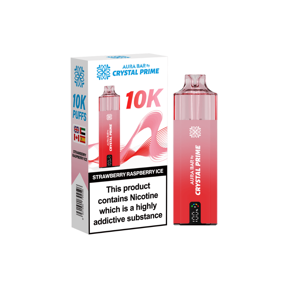  Strawberry Raspberry Ice Crystal Prime Aura Bar 10K